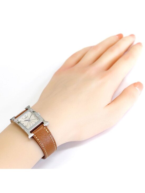 Hermes Watch Stainless Steel Quartz Overhauled main image 9